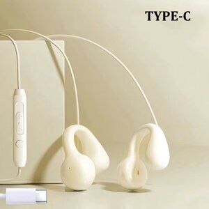 clip on c-type earbud wired
